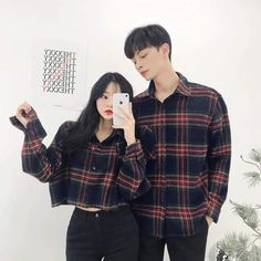 Matching Couple Outfits Korean, Matching Couple Outfits Casual, Street Jeans, K Fashion