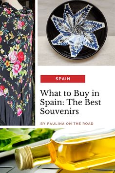 an image of what to buy in spain the best souvenirs