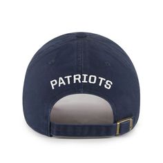 Add a fresh, new look to your selection of New England Patriots gear with this Finley Clean Up hat. This '47 cap has a low crown that sits snug against your head complemented by a relaxed fit and adjustable strap. Crisp New England Patriots graphics serve as a stellar show of support for your gridiron favorites.Add a fresh, new look to your selection of New England Patriots gear with this Finley Clean Up hat. This '47 cap has a low crown that sits snug against your head complemented by a relaxed Your Head, Clean Up, New England, Baseball Cap, New Look, Baseball Hats, Nfl