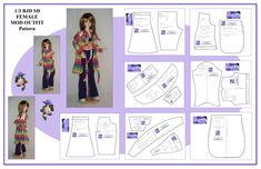 the pattern for this doll is very easy to sew, and it looks great