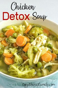 Chicken Detox Soup, Cleanse Soup, Detox Chicken Soup, Clean Eating Soup Recipes, Clean Eating Soup