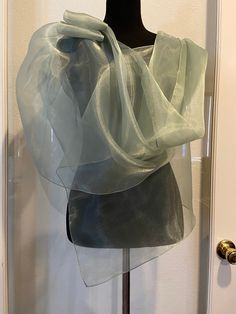 ONE SIZE FITS ALL.     Elegant organza shawl with a beautiful shoulder piece bow perfect for weddings, parties and church events. Organza Shawl, Shoulder Piece, Wedding Shawls, Church Events, Wedding Shawl, Shawls And Wraps, One Size Fits All, Wedding Accessories, Shawl