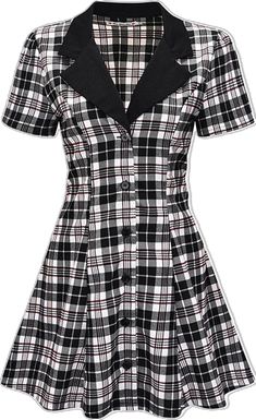 dark academia plaid dress boogzel apparel Fitted Plaid Dresses With Lining, Fitted Plaid Vintage Mini Dress, Fitted Lined Plaid Dress, Classic Mini Length Cotton Dress, Fitted Vintage Plaid Mini Dress, Cotton Short Sleeve Lined Mini Dress, Cotton Lined Short Sleeve Mini Dress, Cotton Mini Dress With Short Sleeves And Lining, Fitted A-line Plaid Dresses