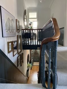 the stairs in this house are made of wood