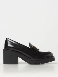 Loafers FERRAGAMO Woman color Black Ferragamo Shoes Women, Ferragamo Pumps, High Fashion Women, Ferragamo Shoes, Black Loafers, Womens Shoes High Heels, Italian Fashion Designers, Shoes Woman, Black High Heels