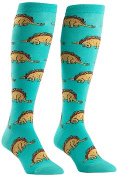 PRICES MAY VARY. Ultra soft, high quality, Tacosaurus dinosaur knee high socks Approximately fits women's shoe size 5-10 Fun and funky knee high socks, with reinforced 2-ply heel and toe Our threads are certified by OEKO-TEX Standard 100, which means we leave out harmful chemicals to keep your skin safe and happy STYLISH, COMFORTABLE, STRETCHY - Your toes will be cozy in these eye-catching, thick, comfy socks Sock It To Me Tacosaurus Knee High Socks. What do you get when you combine dinosaurs an Calf High Socks, Ugly Socks, Dinosaur Socks, Best White Elephant Gifts, Size 12 Women Shoes, Sock It To Me, Womens Knee High Socks, Sock Lovers, Aqua Blue Color