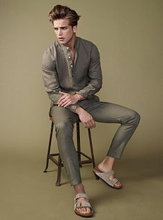 Birkenstock Photography, Birkenstock Men, Dark Portrait, Modern Loft, Custom Suit, Long Shirt, Mens Street Style, Minimal Fashion, Mens Suits