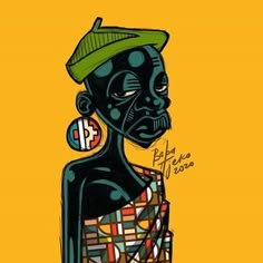 Baba Tjeko on Instagram: “KOBO E NTLE/// . . . . . . . . . . . . . #africandesign #contemporaryart #architecturalart #architects #geometricart #afrocubism #cubism…” Afro Punk Art, Illustration Tools, African Art Design, Famous Art Paintings, Dance Artwork