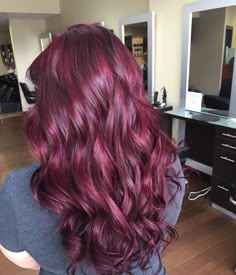 Berry Hair Color Plum, Cherry Plum Hair Color, Berry Red Hair, Berry Hair Color, Berry Pink Hair, Plum Red Hair, Hairdye Ideas