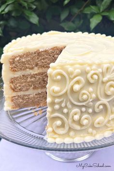 Chai Cake Chai Spice Cake, My Cake School, Chai Cake, Cream Cheese Frosting Cake, Cake Frosting Recipe, Buttermilk Recipes, Pumpkin Spice Cake, Double Chocolate Cookies, Cake Recipes From Scratch