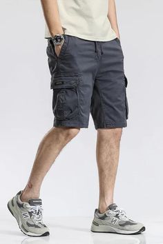 Style: Casual  Pattern Type: Solid Applicable Season: summer Material: COTTON Pant Style: regular Fit Type: regular Gender: MEN Waist Type: MID Item Type: shorts   Length: knee length Closure Type: Elastic Waist Decoration: Pockets Summer Shorts With Pockets For Outdoor Activities, Summer Shorts For Outdoor Activities With Pockets, Summer Cargo Shorts With Built-in Shorts For Outdoor Activities, Summer Bermuda Bottoms With Cargo Pockets, Summer Cargo Shorts With Side Pockets For Outdoor Activities, Summer Outdoor Shorts With Pockets, Summer Cotton Shorts For Outdoor Activities, Casual Cargo Shorts For Summer Outdoor Activities, Summer Cargo Shorts With Cargo Pockets