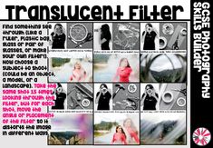 an advertisement for the transluent filter