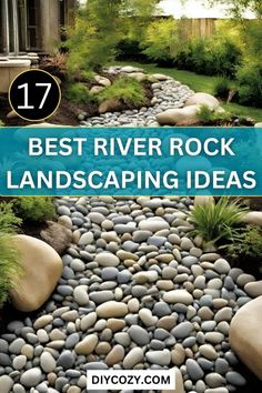 the best river rock landscaping ideas