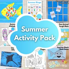 the summer activity pack includes activities for children to do with their own artwork and crafts