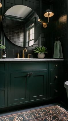 dark green bathroom makeover ideas dark green bathroom nature-inspired ideas dark green bathroom organization ideas dark green bathroom plants ideas dark green bathroom relaxation ideas bathroom ideas with dark green vanity dark green bathroom ideas with gold white and dark green bathroom ideas french country dark green bathroom ideas dark green bathroom ideas shower curtain dark green bathroom lighting ideas Bathroom Ideas French Country, Dark Green And Black Bathroom, Bathroom Ideas French, Dark Green Vanity, Black And Green Bathroom, Bathroom Remodel Dark, Speakeasy Bathroom, Small Dark Bathroom Ideas, Dark Bathroom Aesthetic