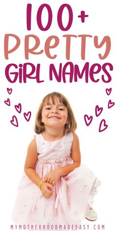 Looking for a list of the prettiest baby girl girl names to choose your princess name from? Well, you’re in luck! Keep reading for the cutest names for girls that you’ll absolutely love! Also, don’t forget to grab a copy of our FREE printable baby names tracker PDF! Unisex Names List, Names With Cute Nicknames, Celestial Baby Names, Princess Name, List Of Girls Names, Unisex Baby Names, Names For Girls, Baby Girl Name