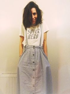 Cute Skirts, Selena Gomez, Pretty Outfits, Youtubers, Tshirt Dress, A Woman, Fashion Inspo