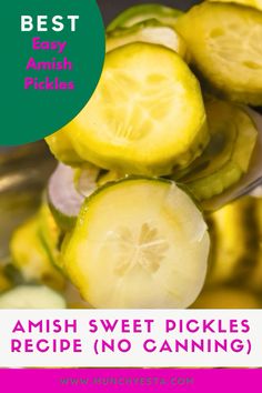 the best baby amish pickles recipe no canning