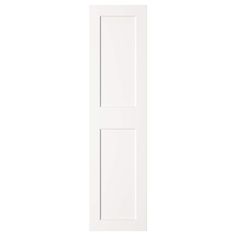 an open white door on a white background