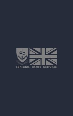 the logo for special boat service, which is designed to look like an union flag