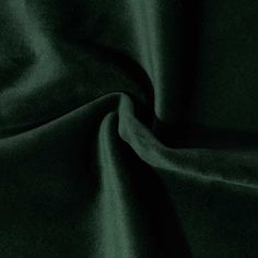 the dark green fabric is very soft