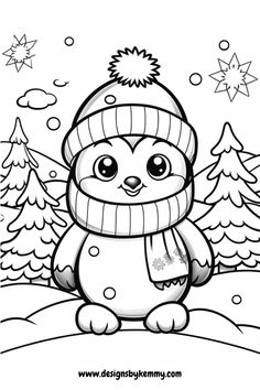 Free Christmas Animal Coloring Pages | Cute Animals Coloring Pages For Adults | Designs By Kemmy Free Christmas Coloring Sheets, Christmas Drawings For Kids, Merry Christmas Coloring Pages, Monster Truck Coloring Pages, Animals Coloring Pages, Puppy Coloring Pages