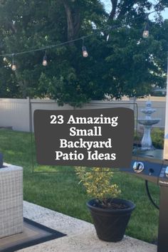 #OutdoorOasis #BackyardRetreat #PatioIdeas #CreativeDesign #StylishOutdoors #SmallSpaceLiving #FirePitFun #OutdoorFurniture #BackyardInspiration #PatioRevamp Small Backyard Patio Ideas, Small Brick Patio, Backyard Patio Ideas, Small Patio Design, Easy Patio, Small Outdoor Patios, Backyard Layout, Pavers Backyard, Patio Layout