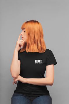 Embrace your individuality with our "Be Unique" minimalist shirt. Stand out from the crowd and express your authentic self with this stylish and versatile piece. #BeUnique #Individuality #MinimalistStyle #FashionStatement Comfort Colors Tshirt, Red Heads, Casual Night Out, Comfy Shirts, Be Unique, Black And Purple, Authentic Self