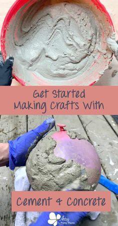 the process for making concrete with cement and concrete mortar