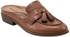 PRICES MAY VARY. Cushioned Insole Partially Recycled Lining Flexible Recycled Rubber Outsole Recycled Rubber, Medium Brown, Loafers For Women, Slip Ons, Womens Flats, Mule, Loafer Flats, Brown Leather, Leather Upper