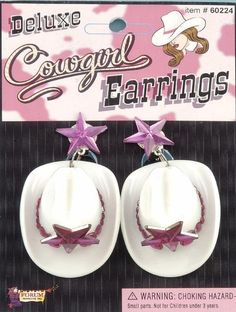 Deluxe Cowgirl Hat Costume Earrings Cowgirl Birthday Party Theme, Rodeo 2nd Birthday, Space Cowgirl Outfits, Western Sweet 16, Space Cowboy Party, Dolly Parton Birthday, Cowboy Space, Nashville Style Outfits, Disco Cowgirl Bachelorette