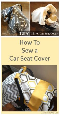 how to sew a car seat cover