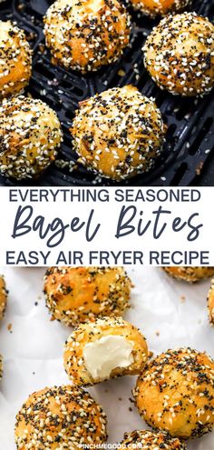 everything seasoned bagel bites are easy to make and so delicious