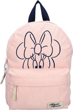 Ontdek het ultieme fashion statement met de Minnie Mouse rugzak uit de "Have a Nice Day" collectie! Deze lichtroze tas is niet zomaar een accessoire, het is een must-have! Met zijn trendy ribstof en subtiel verfijnde fine line tekening van Minnie Mouse op het hoofdvak, voegt deze tas direct een dosis stijl en persoonlijkheid toe aan elke outfit. Het grote hoofdvak biedt niet alleen voldoende ruimte voor alle benodigdheden, maar straalt ook elegantie uit. Of het nu gaat om een fashion statement voor school of een dagje uit, deze Minnie Mouse rugzak zal zeker de aandacht trekken en laten stralen! Karakter: Minnie Mouse. Velvet Backpack, Minnie Mouse Backpack, Have A Nice Day, Fine Line, Nice Day, Ribbed Fabric, Haiti, Pink Bag