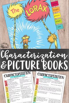 the lorax character and picture books for kids