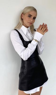 Caroline Daur, Look Office, Business Chic, Looks Chic, Leather Dress, Business Outfits, Fall Winter Outfits, Outfits Casuales, Daily Outfits