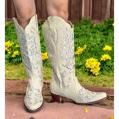 Category:Boots; Upper Materials:PU Leather; Embellishment:Embroidery; Season:Fall,Winter; Heel Type:Chunky Heel; Gender:Women's; Activity:Walking; Toe Shape:Pointed Toe; Type:Mid Calf Boots; Style:Vintage,Elegant,Luxurious; Heel Height(inch):2-3; Outsole Materials:Rubber; Occasion:Daily,Outdoor; Closure Type:Loafer; Pattern:Solid Colored; Production mode:External procurement; 2024 Trends:Cowboy Boots,Plus Size,Cowgirl Boots; Foot Length:; Foot Width:; Size chart date source:Provided by Supplier.; US Size:null; UK Size:14.5; EU Size:50 Plus Size Cowgirl Boots, Plus Size Cowgirl, Rhinestone Cowboy Boots, Women's Mid Calf Boots, Boots Plus Size, Cowboy Boots Women, Boots Women Fashion, Womens Mid Calf Boots, 2024 Trends