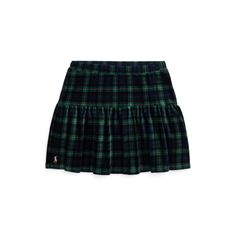 This cotton-blend skirt unites rich-hued plaid cotton-blend corduroy and our iconic multicolored Pony. School Skirt, Christmas Skirt, Girls Christmas Outfits, Girl Fits, Corduroy Skirt, Us Open, Jumper Shirt, 2000s Fashion, Wimbledon