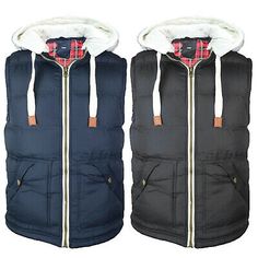 Great Shopping Mens Body Warmer Gilet Hoodie Hooded Contrast Hood Sleeveless Jacket S - XXL, Fashion Women's winter shoes Mens Body, Mens Vest Jacket, Designer Jackets For Men, Winter Shoes For Women, Mens Fashion Fall, Sleeveless Jacket, Body Warmer, North Face Backpack, Jacket Design