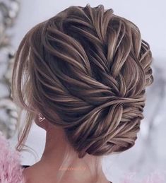 Messy Wedding, Wedding Hairstyles For Medium Hair, Wedding Decors, Wedding Updos, Braided Prom Hair, Braid Hairstyle, Elegant Wedding Hair, Best Wedding Hairstyles, Prom Hairstyles For Long Hair