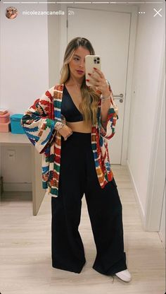 Looks Kimono, Outfit With Kimono, Look Kimono, Boho Chic Outfits, Fashion Mistakes, Basic Outfits, Edgy Outfits, Estilo Boho