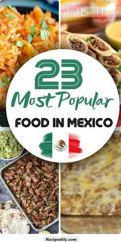 25 most popular food in mexico