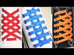 Cool Ways To Lace Your Shoes Step By Step, Lacing Shoes Unique No Tie, Cute Ways To Lace Up Your Shoes, Creative Shoe Lacing, How To Tie Shoe Laces That Are Too Long, Unique Shoelace Patterns, Cool Shoelace Patterns Step By Step, Fancy Ways To Tie Shoelaces