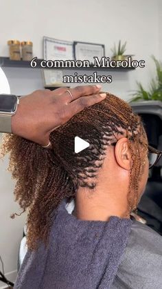 9,974 likes, 160 comments - heal_thyhair on June 28, 2024: "Here are some mistakes you could be as a beginner in your loc journey, and it could affect the health of your microlocs. 1. waiting too long between retightenings as a starter. 2. using wax or gels on your hair. 3. not separating your roots. 4. going too long without washing your locs. 5. not covering your locs. 6. not wearing a shower cap. 📲FREE Microlocs Haircare Guide available on my website 🤓 my online RETIGHTENING MICROLOCS g Micro Twists For Natural Hair, Interlock Micro Locs, Micro Root Locks, Microlocs On Low Density Hair, Micro Twist Locs Extensions, Sisterlocks With Extensions, Coloured Microlocs, Microlocs Size Chart, Micro Locs Interlocking