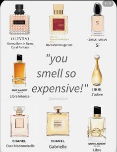 Teknik Makeup, Koleksi Parfum, Fragrances Perfume Woman, Inspiration Tattoos, Perfume Collection Fragrance, Body Smells, Perfume Scents, Perfume Lover