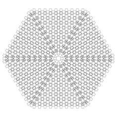 an abstract circular pattern in white and black