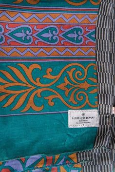 Vintage Rayon Saris 5 Metres Long - 09 Textiles, Fabric