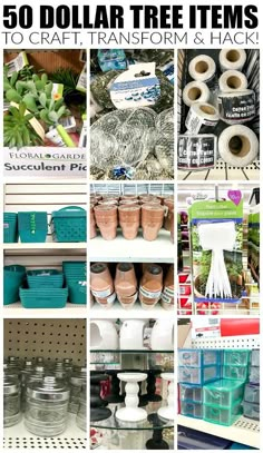 the top 50 dollar tree items to craft transform and hacks for sale in stores