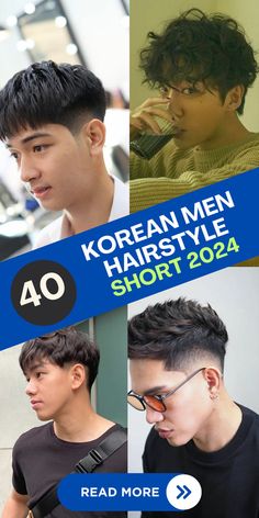 Explore 40 trendy Korean men's hairstyles for a fresh and stylish look! From sleek undercuts to textured waves, these hairstyle ideas will inspire your next grooming session. Elevate your look with these popular and fashionable Korean hair trends. #KoreanHairstyles #MensHaircuts #TrendyStyles Korean Men Hairstyle, Men Hairstyle, Korean Hair, Men's Hairstyles, Chic Hairstyles, Textured Waves, Sleek Hairstyles, Mens Hairstyles Short, Korean Hairstyle