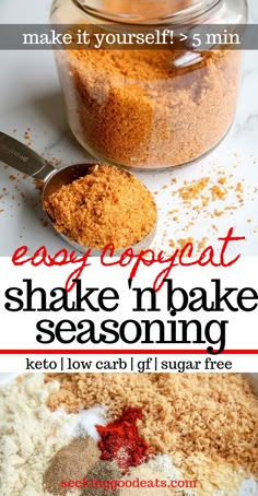 an easy recipe for shake n bake seasoning